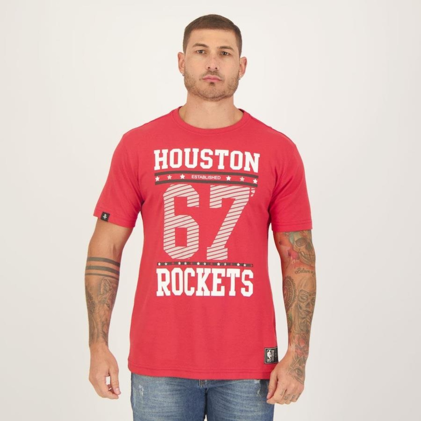 Camiseta NBA Year Houston - Masculina - Foto 5