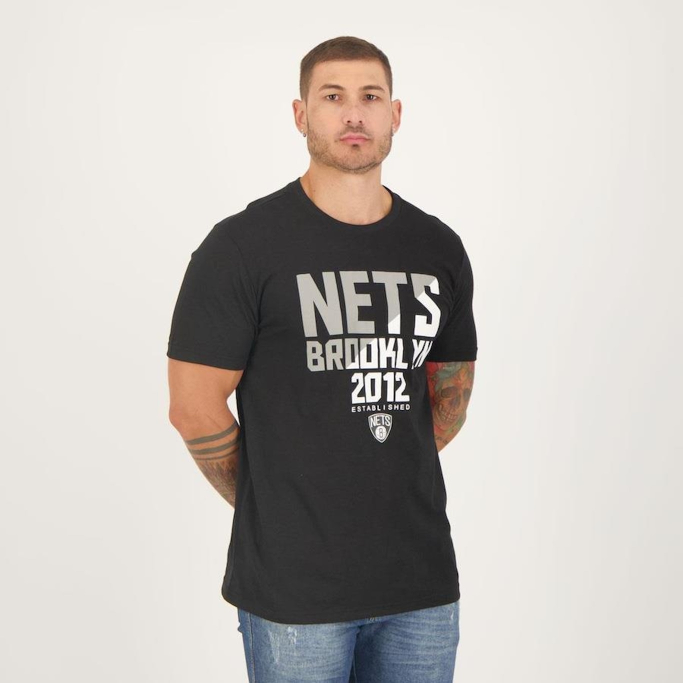 Camiseta NBA Spotlight Brooklyn Nets - Masculina - Foto 4