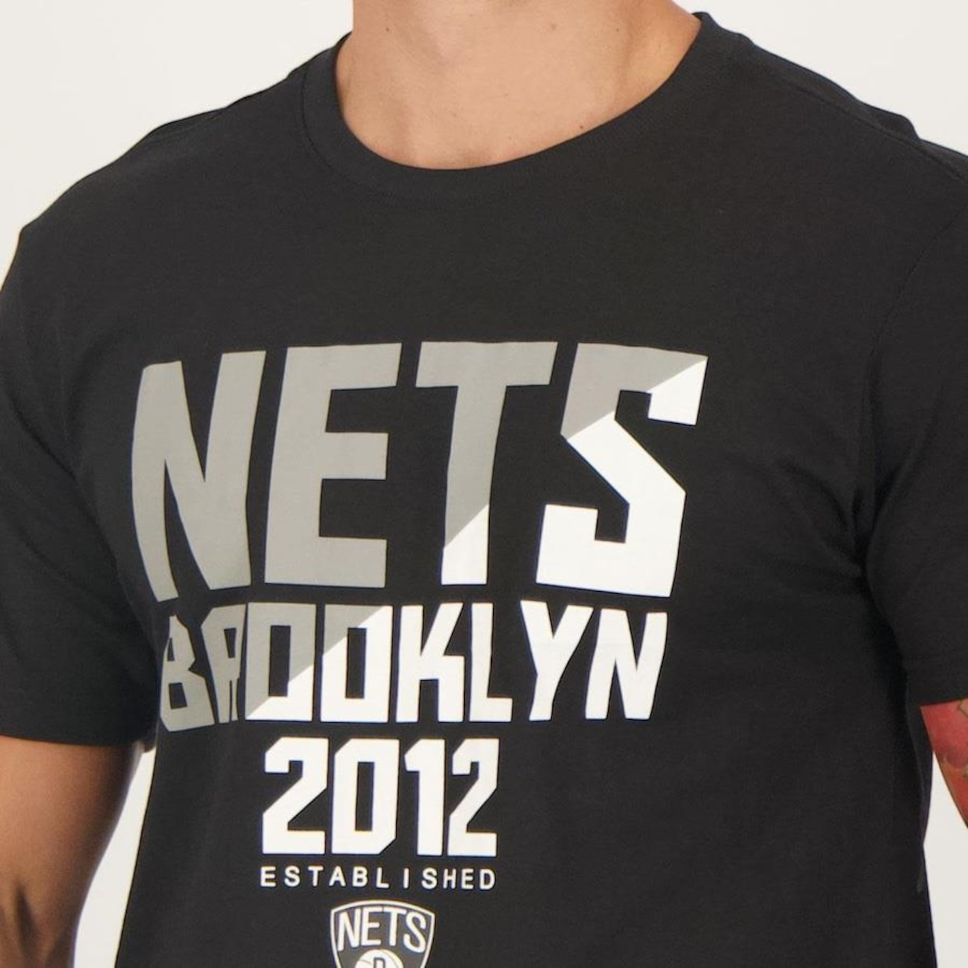 Camiseta NBA Spotlight Brooklyn Nets - Masculina - Foto 5