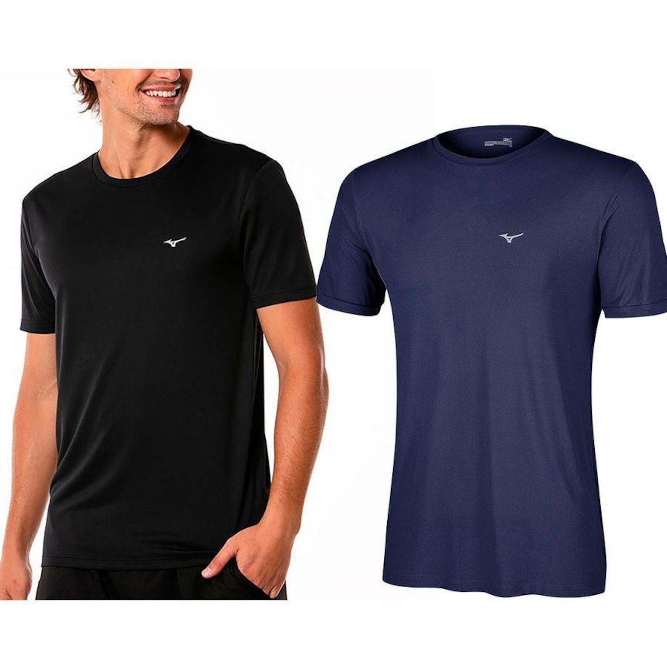 Kit de Camisetas Mizuno Nirvana - 2 Unidades - Masculino - Foto 1