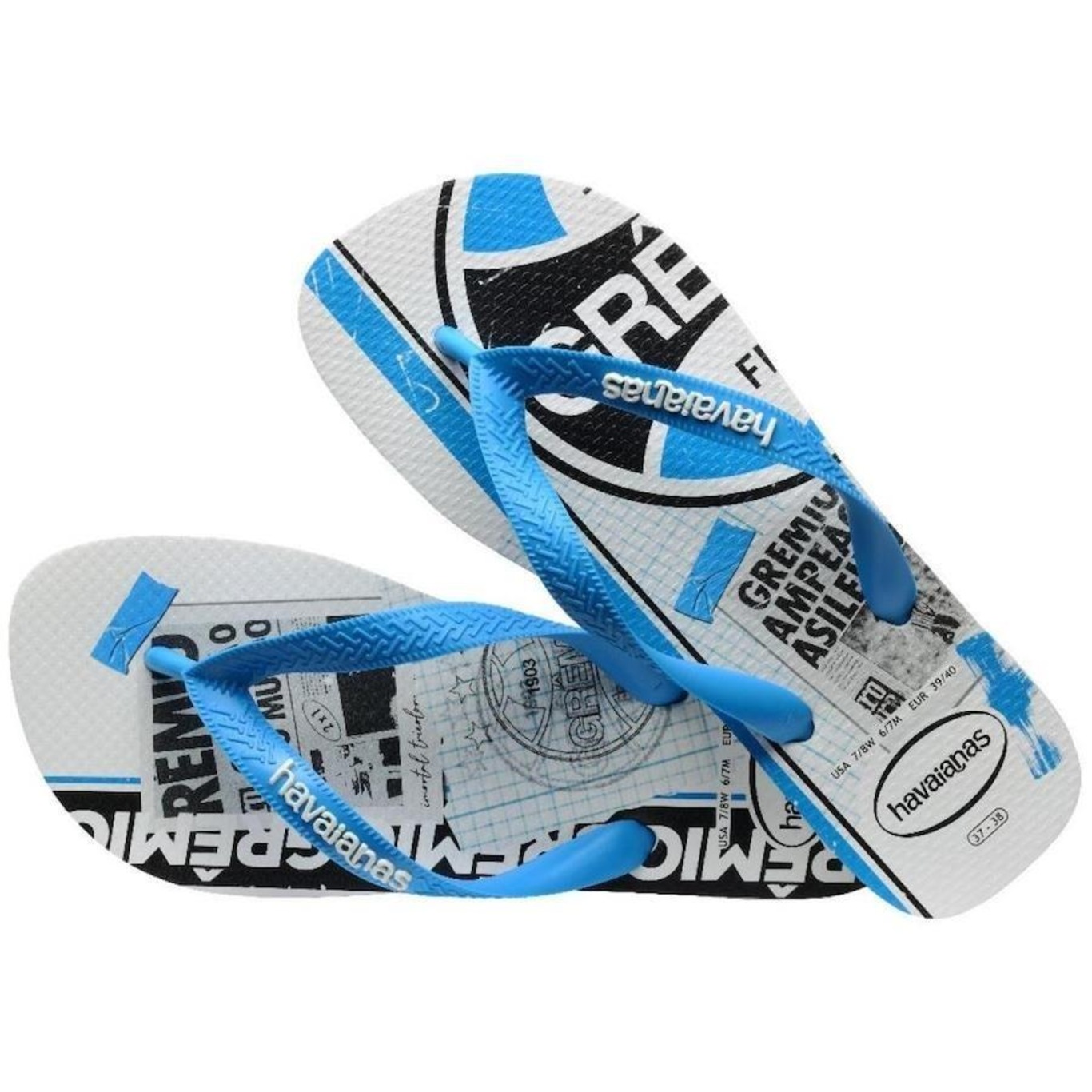 Chinelo do Grêmio Havaianas Top Times - Infantil - Foto 2