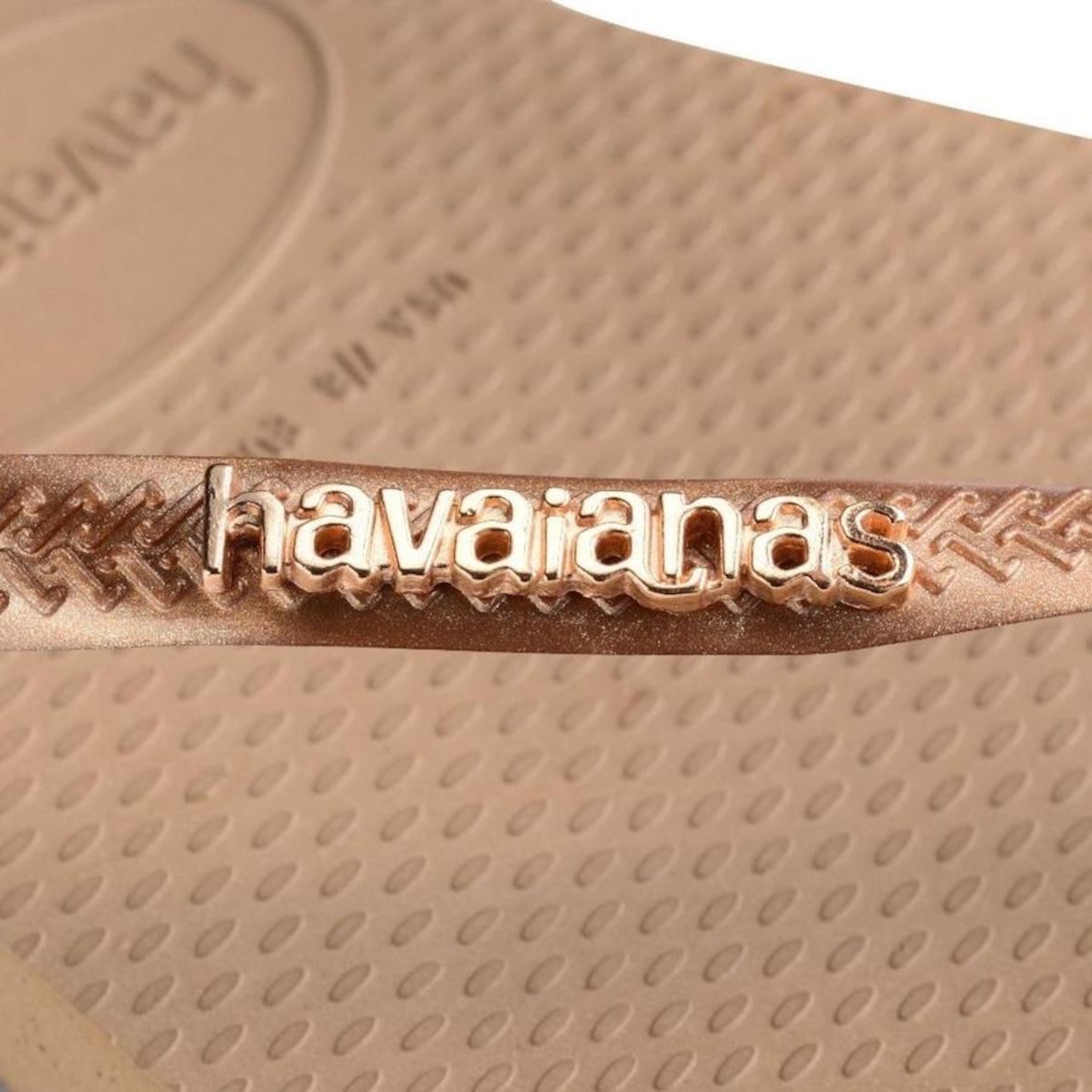 Chinelo Havaianas 41198753581 Slim Logo Metallic Infantil - Foto 3