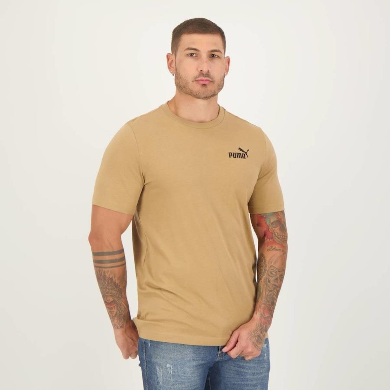 Camiseta Puma Ess Elevated - Masculina - Foto 3