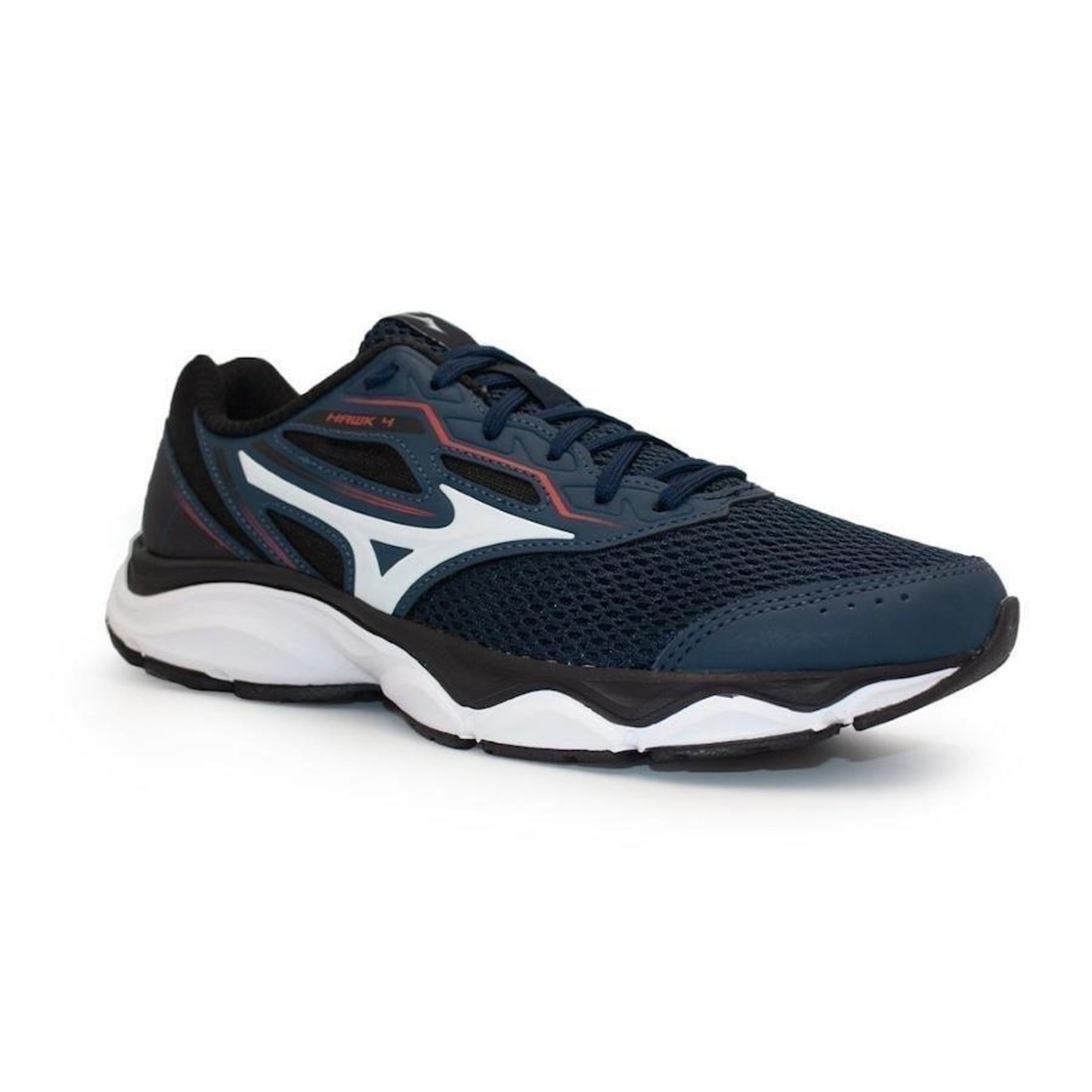 Tênis Mizuno Wave Hawk 4 + 1 Par de Meias Color Sports - Masculino - Foto 2