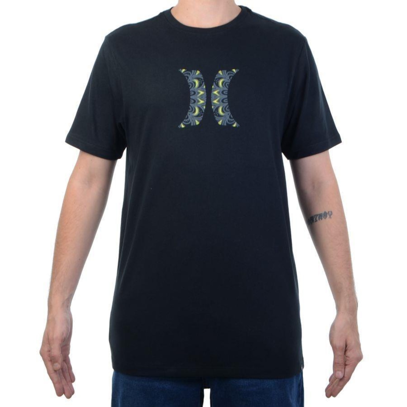 Camiseta Hurley Icon Abstract - Masculina - Foto 3