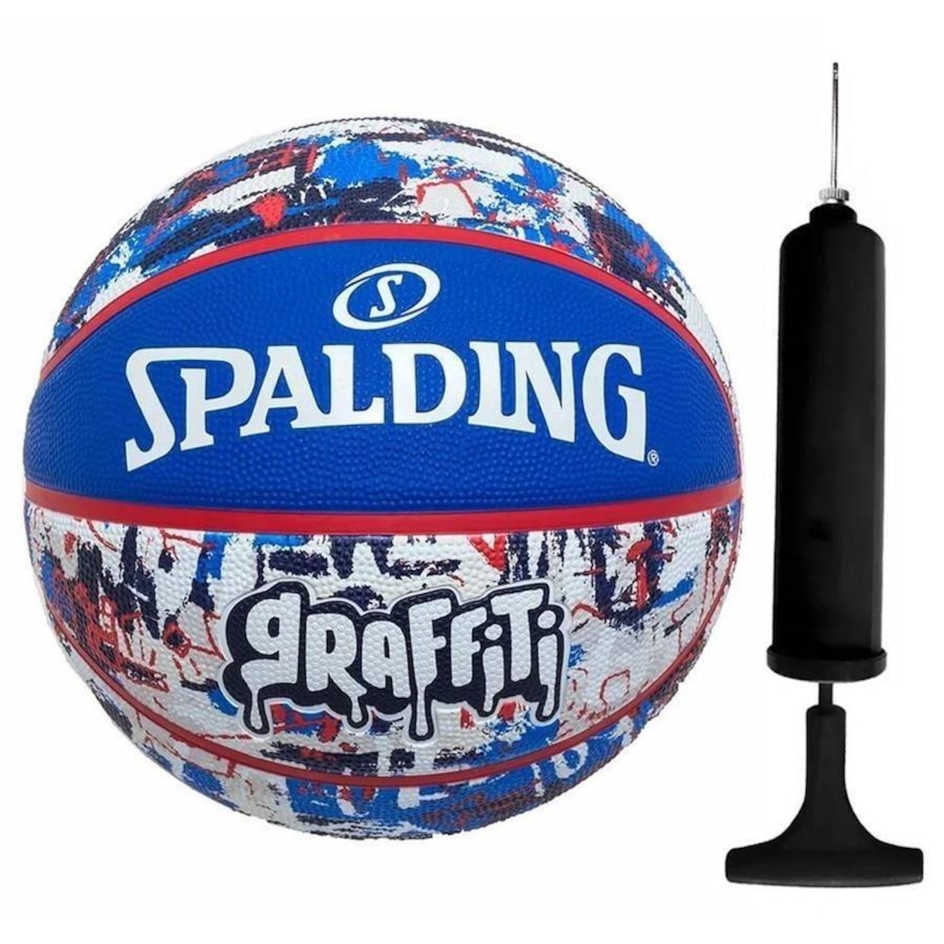 Kit Bola Basquete Spalding Lay-up + Bomba de Ar - EsporteLegal
