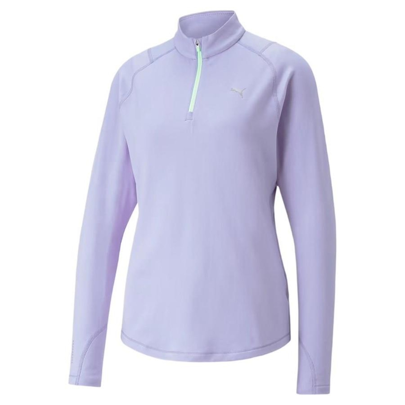 Camisa Puma Manga Longa Run Cloudspun 1/2 Zip - Feminina - Foto 1