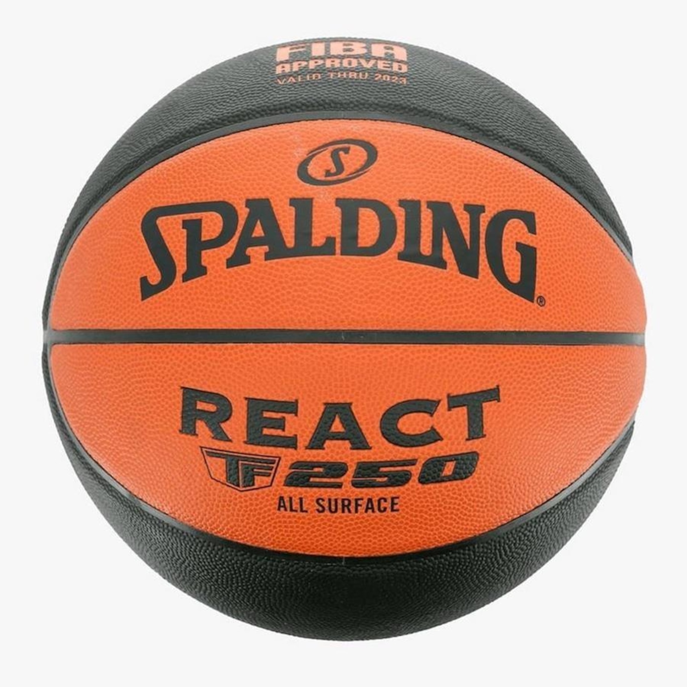 Bola de Basquete Spalding React Tf-250 Fiba - Foto 1