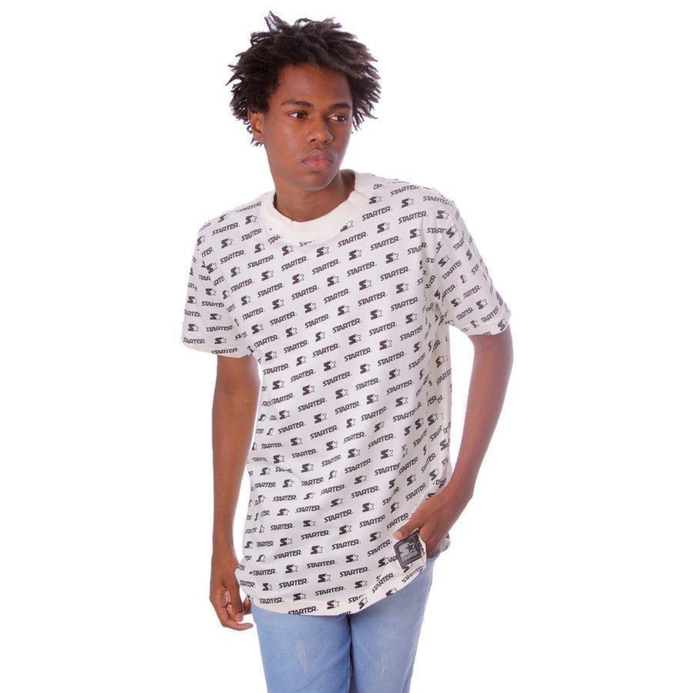 Camiseta Starter Estampada Logoline - Masculina - Foto 1