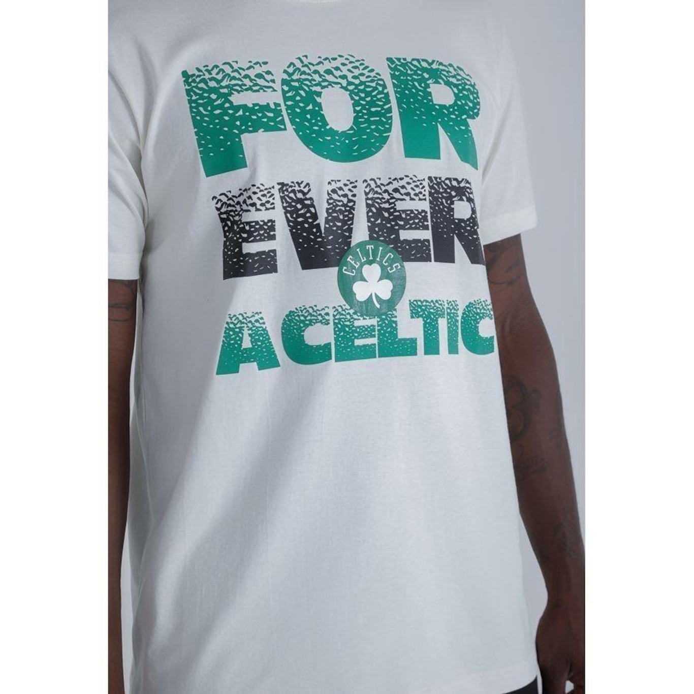 Camiseta Nba Estampada Boston Celtics - Masculina - Foto 3