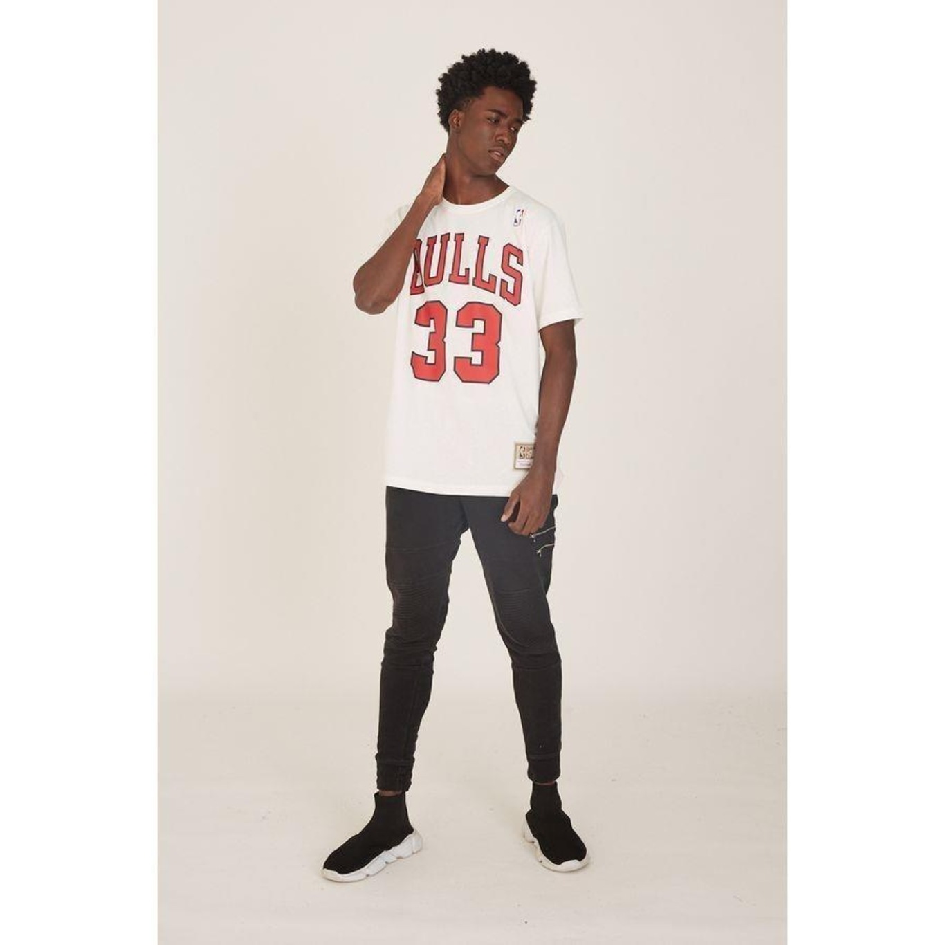 Camiseta Mitchell & Ness Estampada Chicago Bulls Scottie Pippen - Masculina - Foto 4