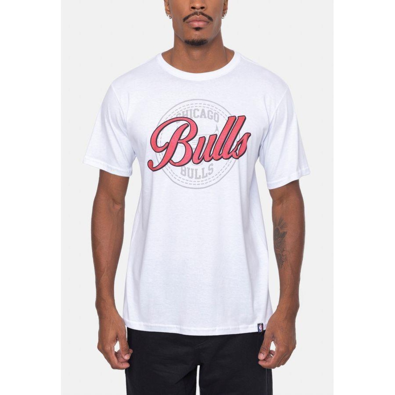 Camiseta NBA Metal Team Chicago Bulls - Masculina - Foto 3