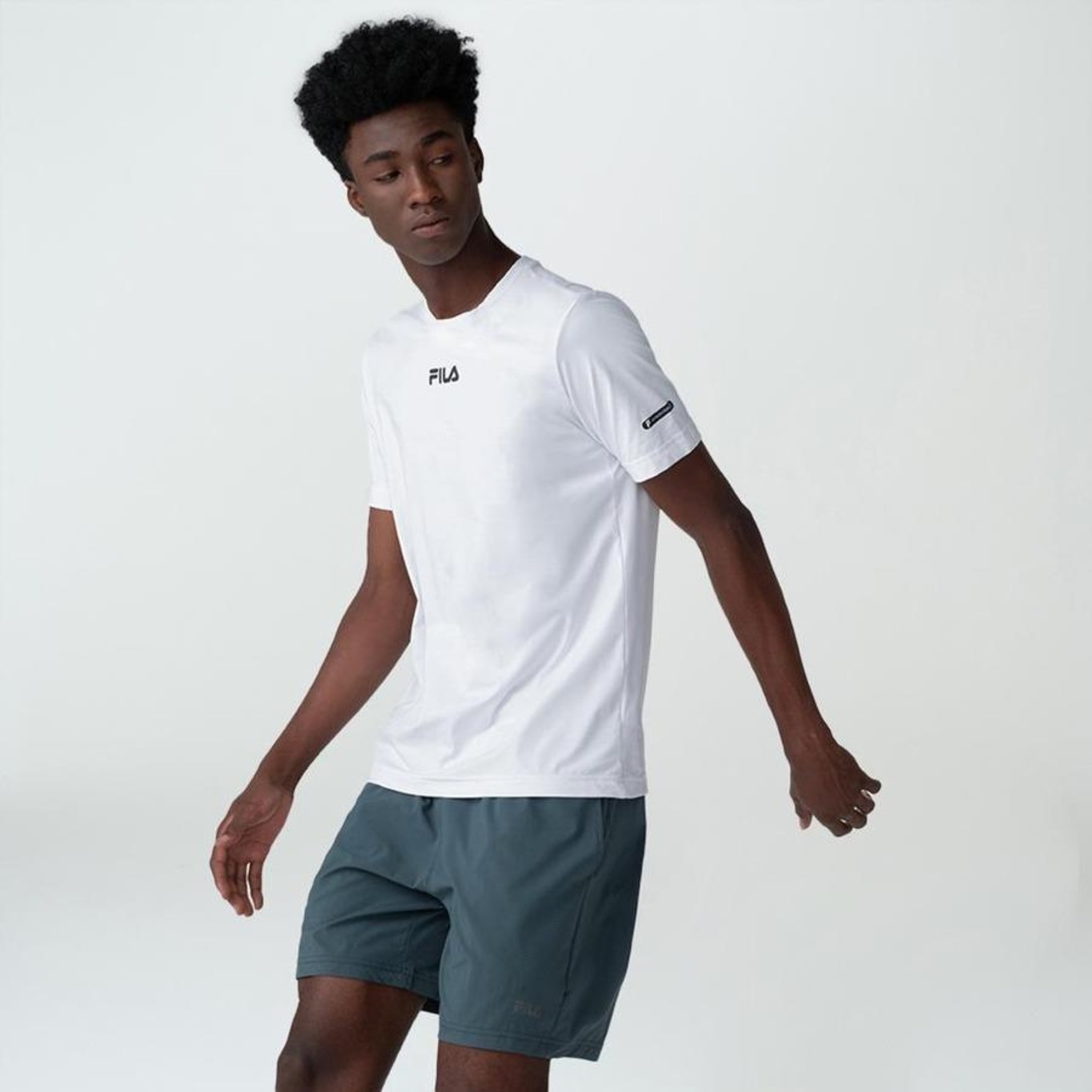 Camiseta Fila Sun Protect Breezy - Masculina - Foto 1