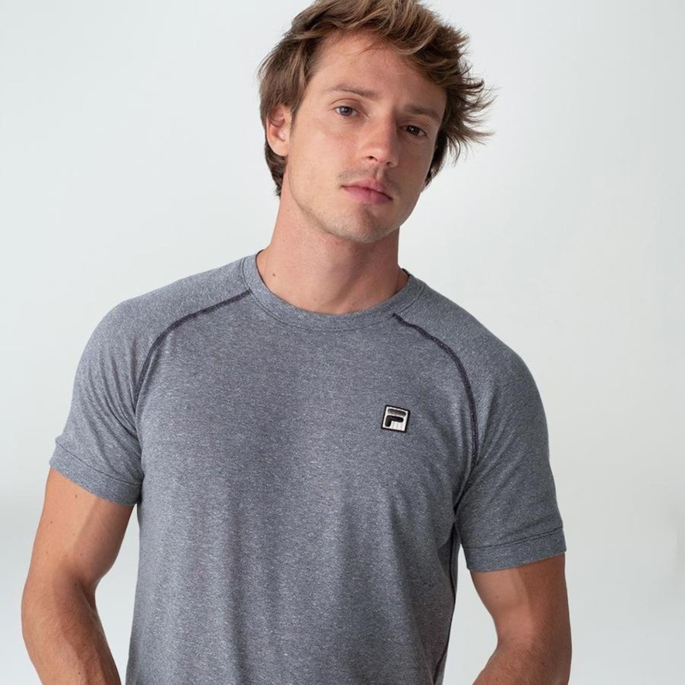 Camiseta Fila Tennis Rib - Masculina - Foto 1