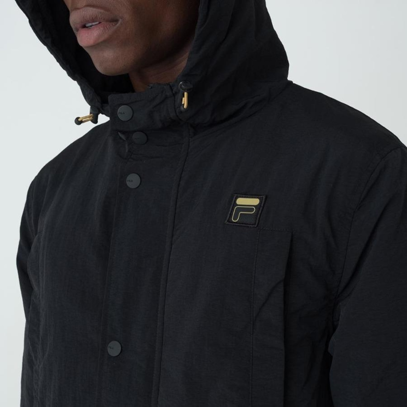 Blusão com Capuz Fila Pezza Parka - Masculino - Foto 4