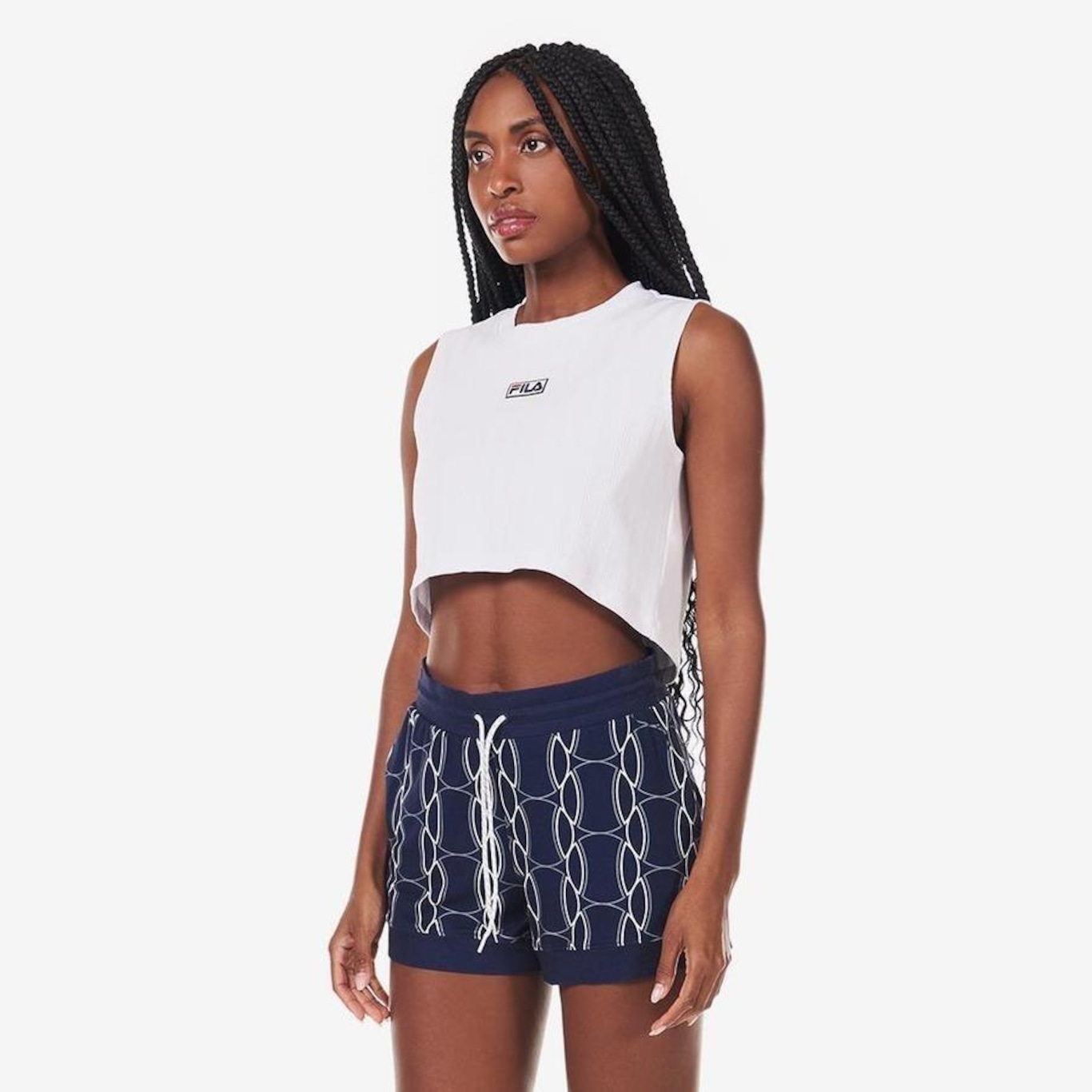 Camiseta Regata Fila Cropped Amelie - Feminina - Foto 2