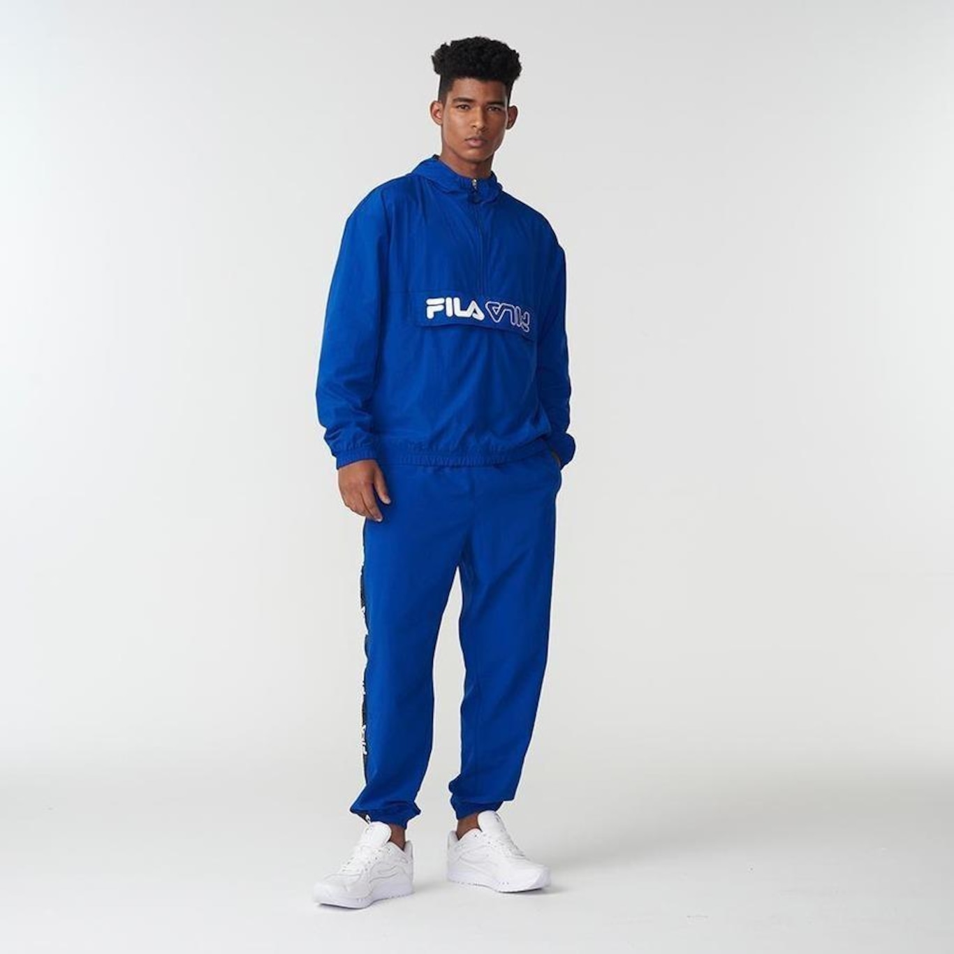 Blusão com Capuz Fila Anorak Basic - Masculina - Foto 6