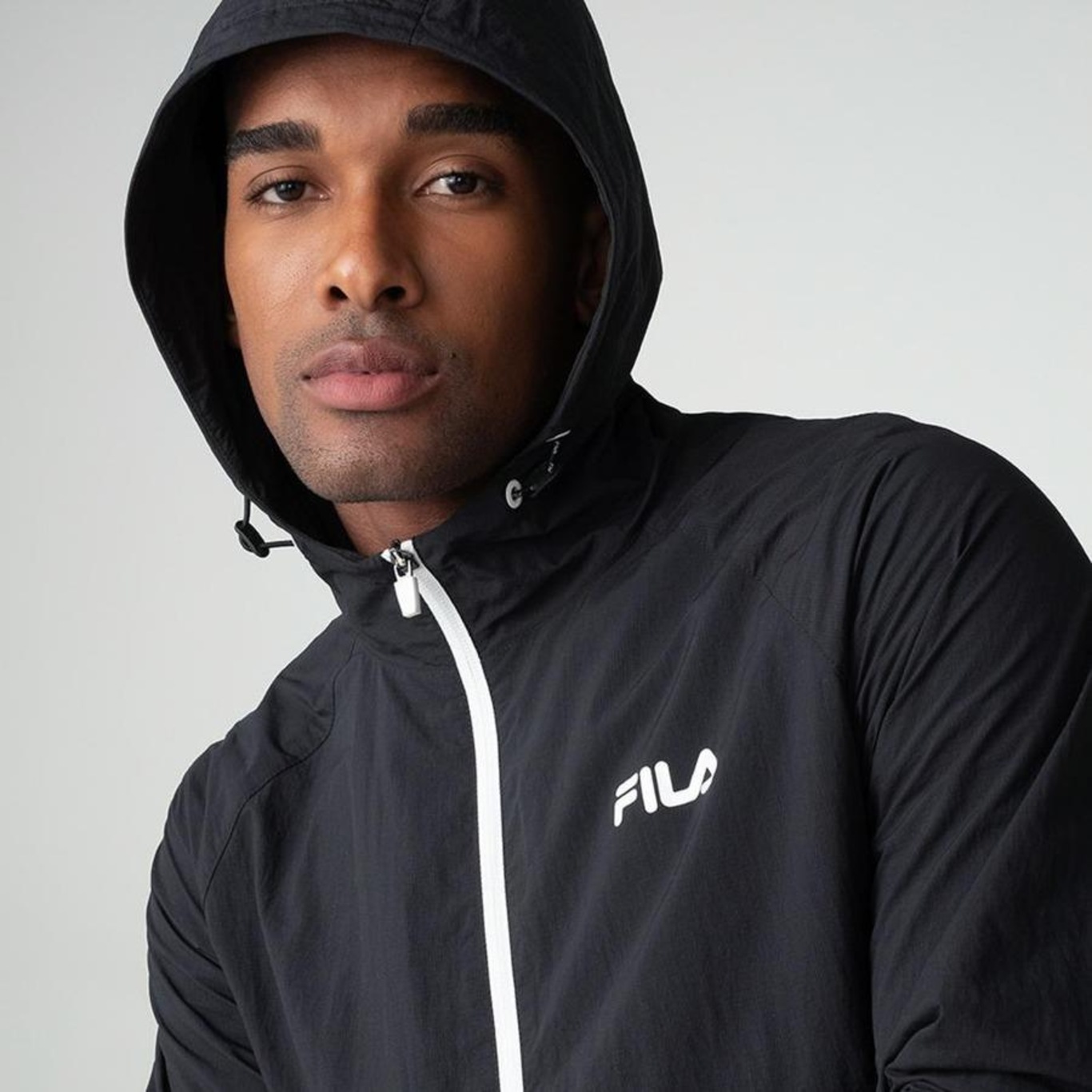 Jaqueta com Capuz Fila Anorak Train - Masculina - Foto 4