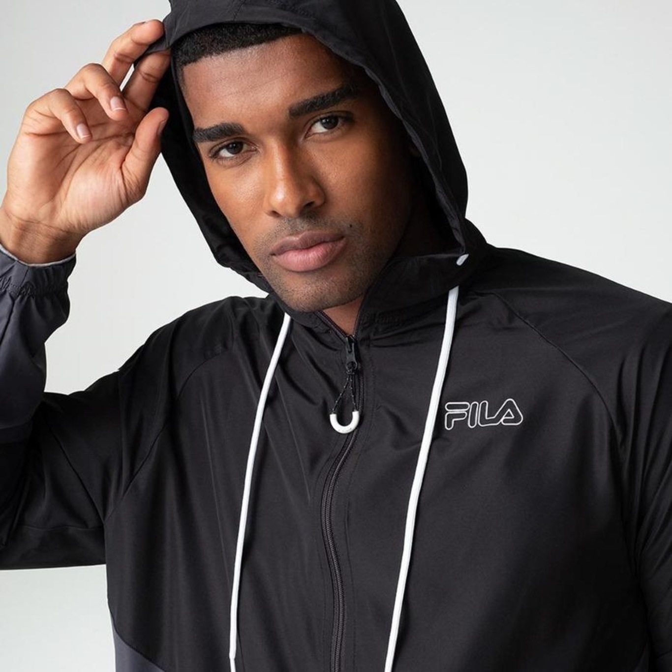 Jaqueta com Capuz Fila Curve - Masculina - Foto 5