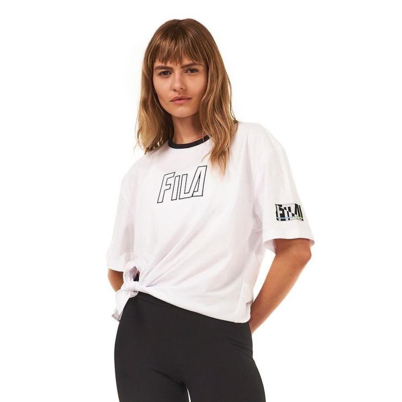 Camiseta Fila Cropped Street Hop - Feminina - Foto 2