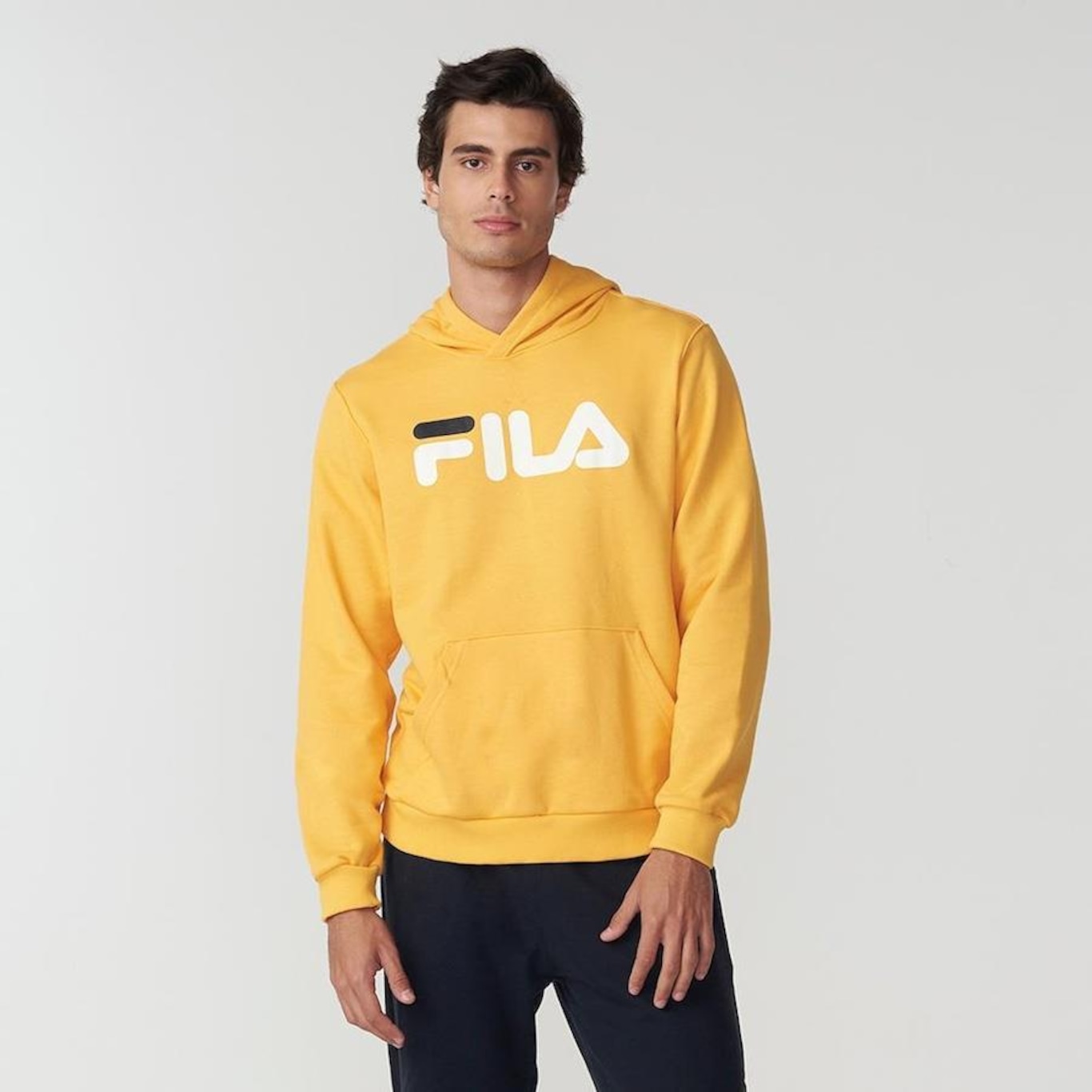 Blusão com Capuz Fila Letter - Masculino - Foto 2