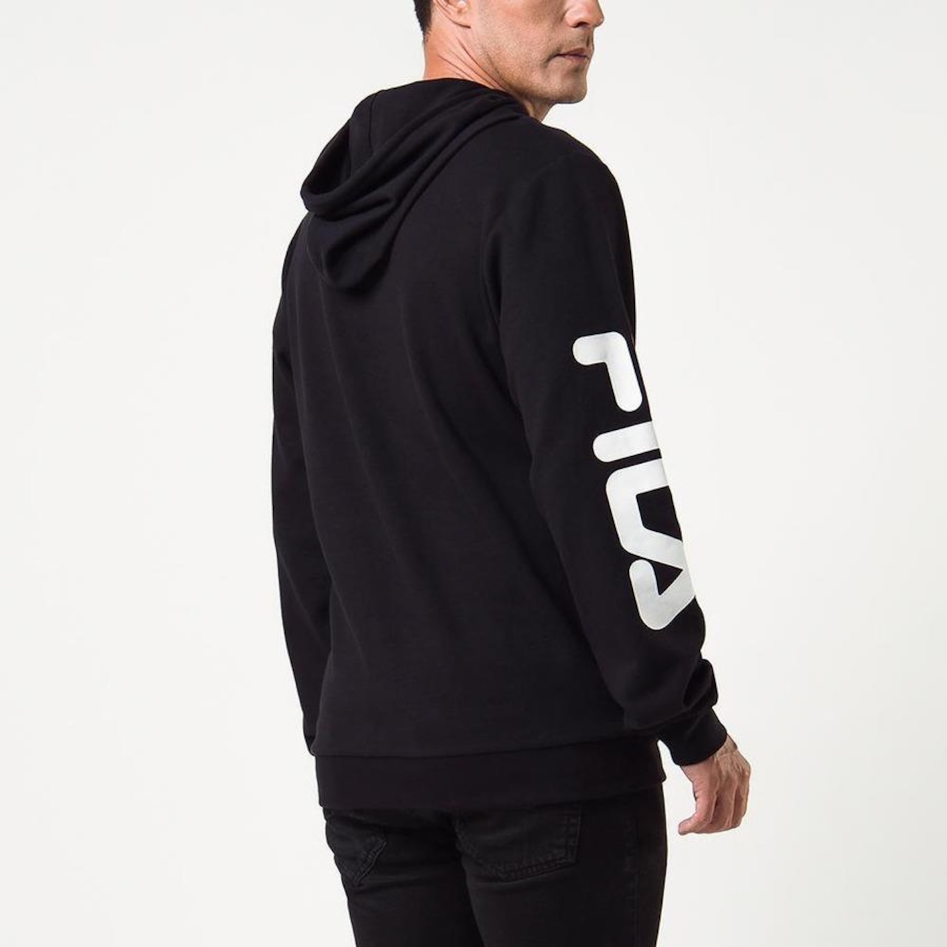 Blusão com Capuz Fila Fbox Hoodie - Unissex - Foto 3