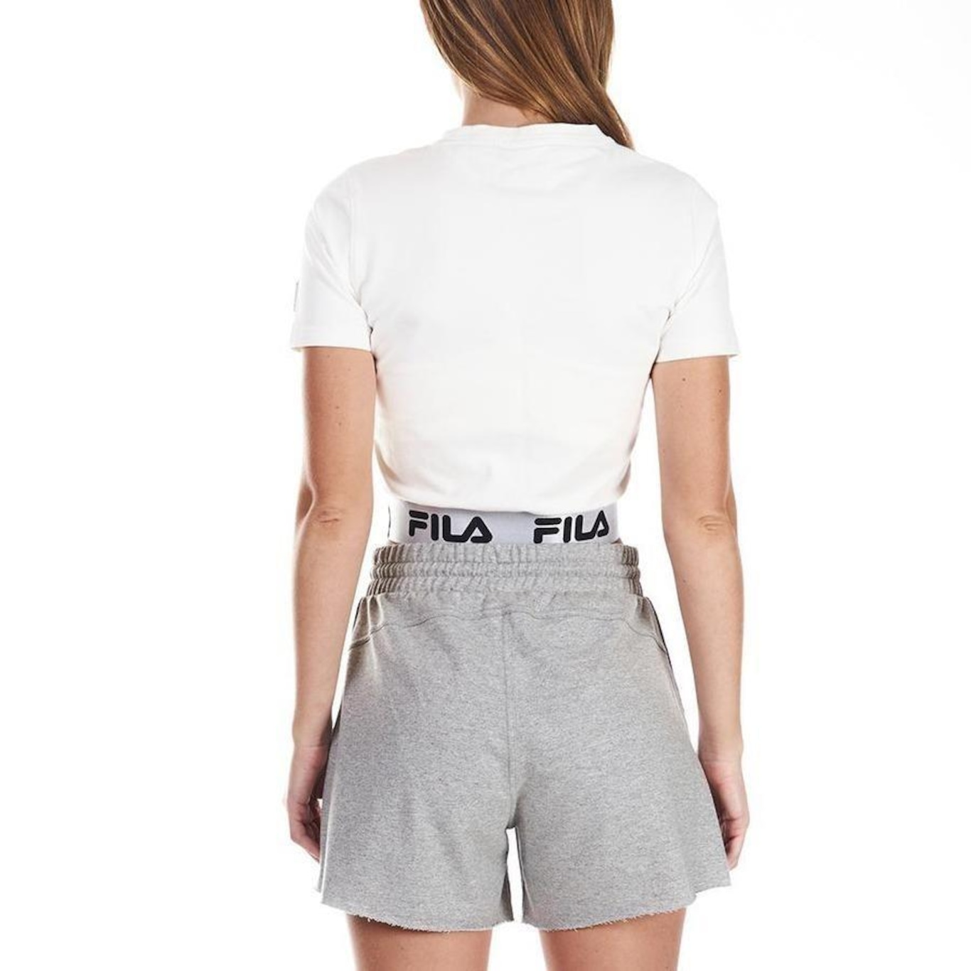 Blusa Cropped Fila Elastic - Feminina - Foto 4