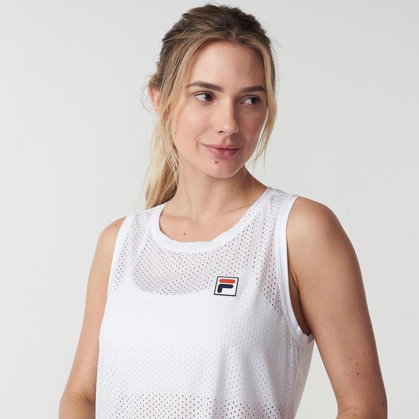 Camiseta Regata Fila Sand - Feminina - Foto 1