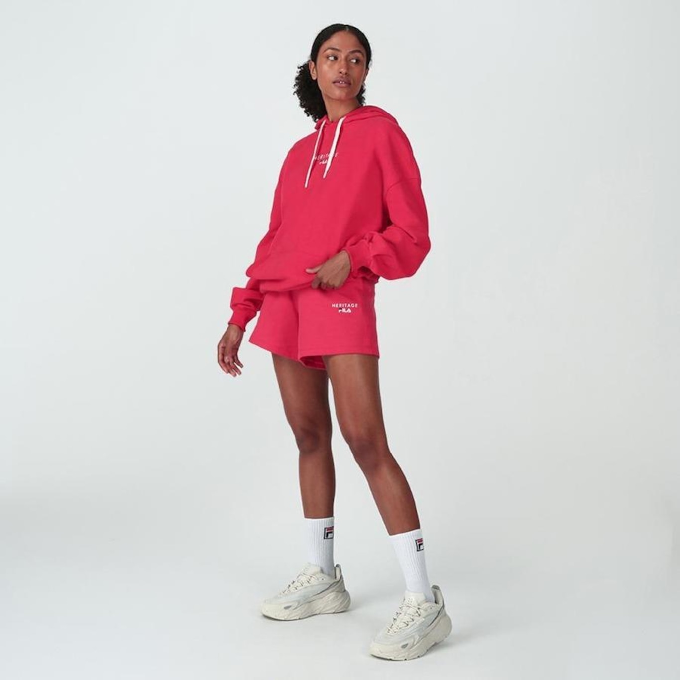 Shorts Fila Cozy - Feminino - Foto 1