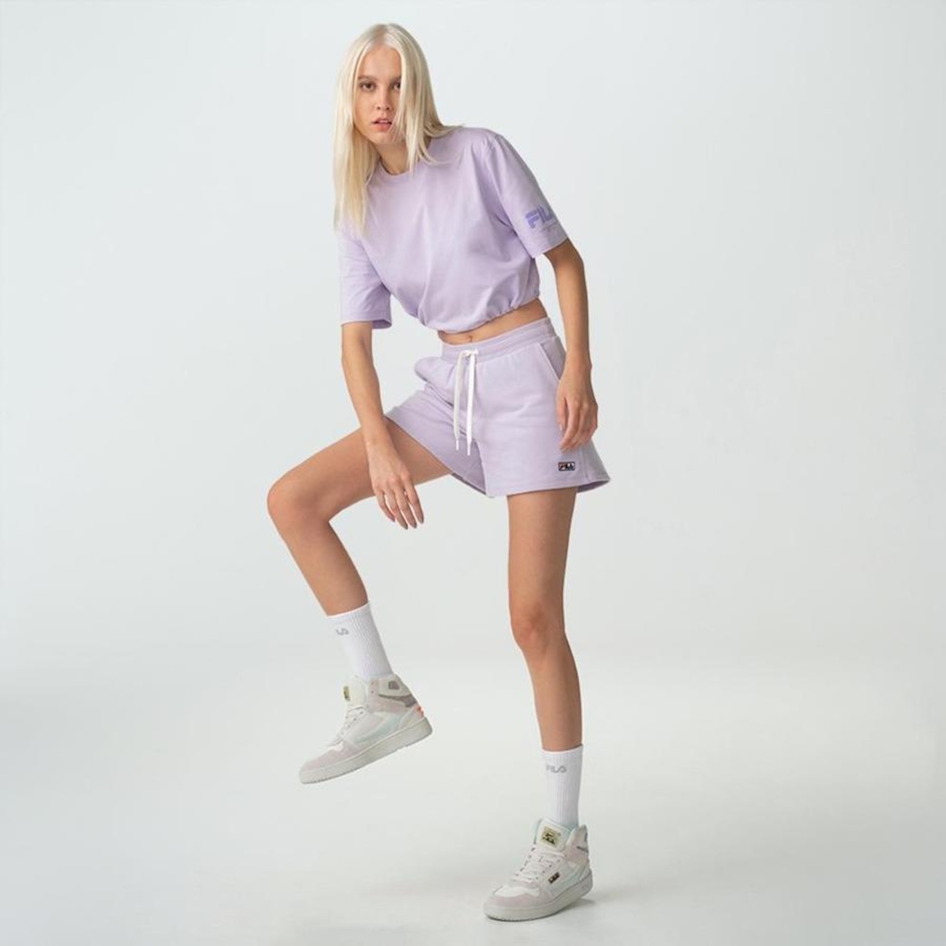 Shorts Fila Heritage Essential - Feminino - Foto 1