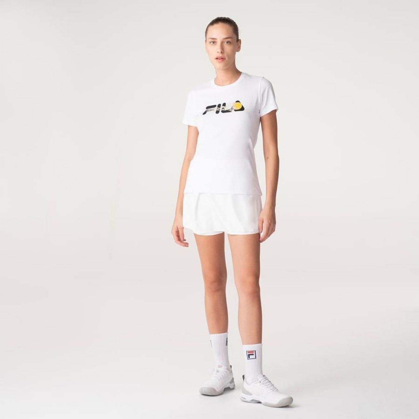 Short Fila Tennis Game Basic - Feminino - Foto 1