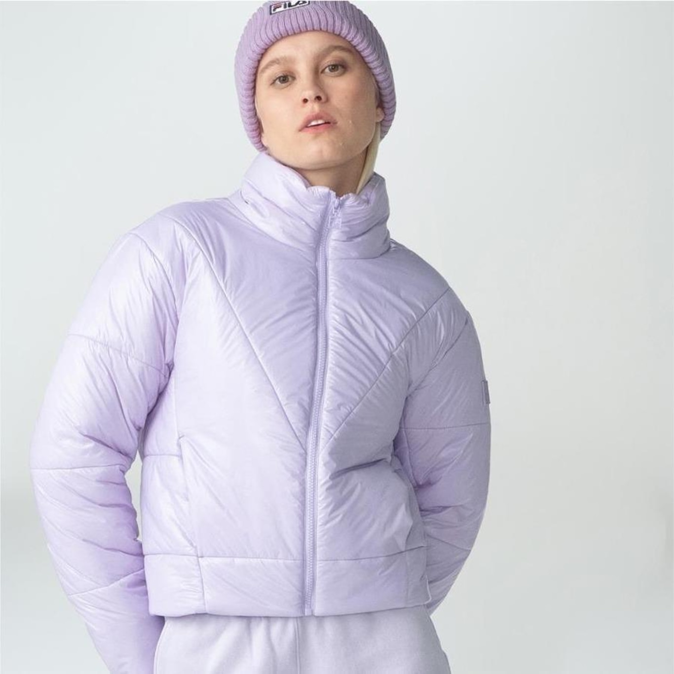 Jaqueta sem Capuz Fila Puffer Ii - Feminina - Foto 1