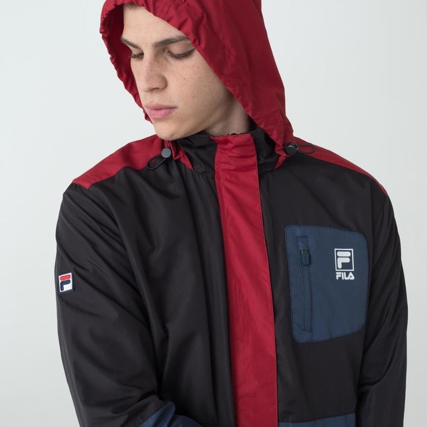 Jaqueta com Capuz Fila Pocket - Masculina - Foto 5