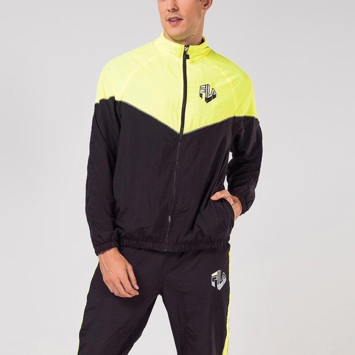 Jaqueta sem Capuz Fila Light Runner - Masculina - Foto 3