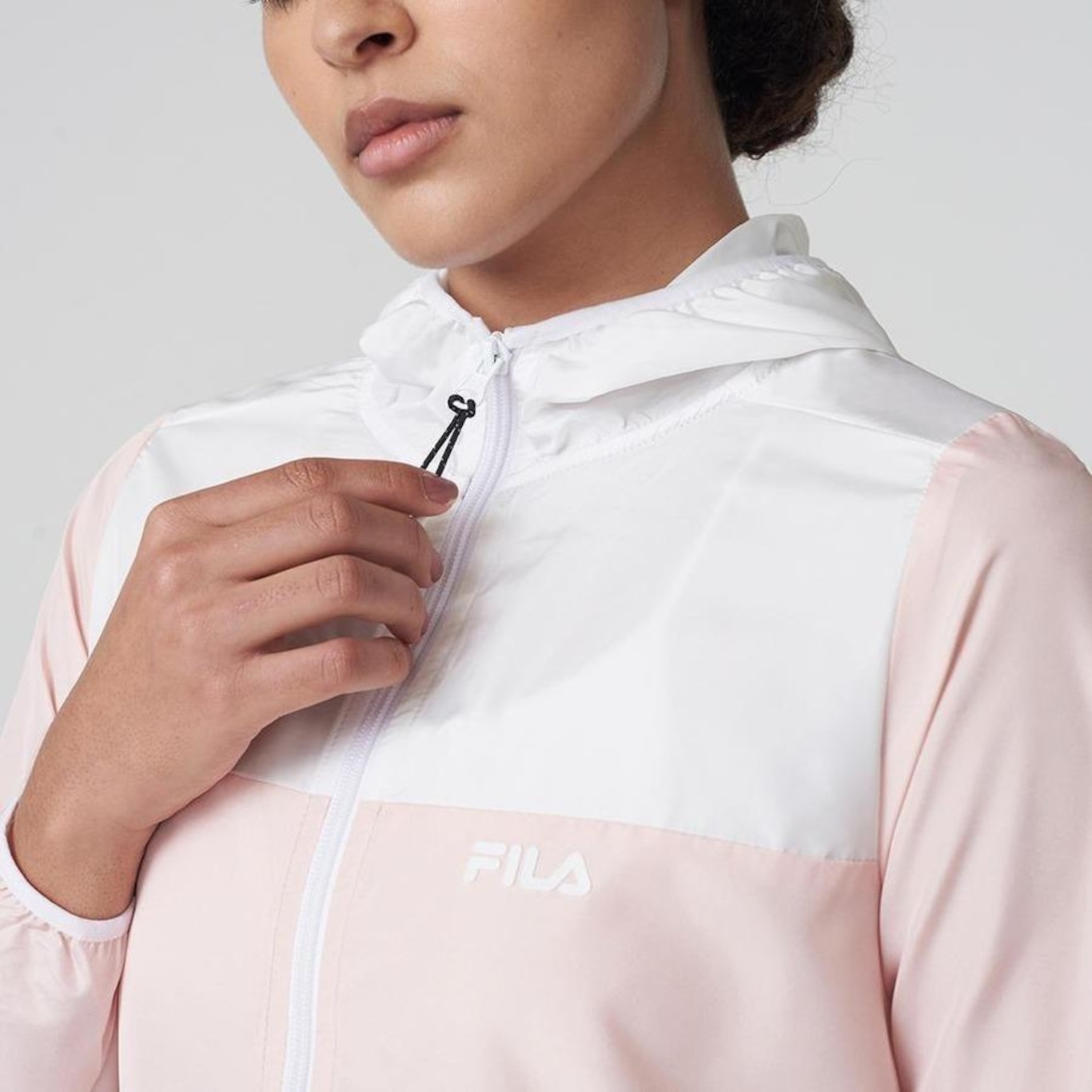 Jaqueta com Capuz Fila Parka com Capuz Fila Printed - Feminina - Foto 1