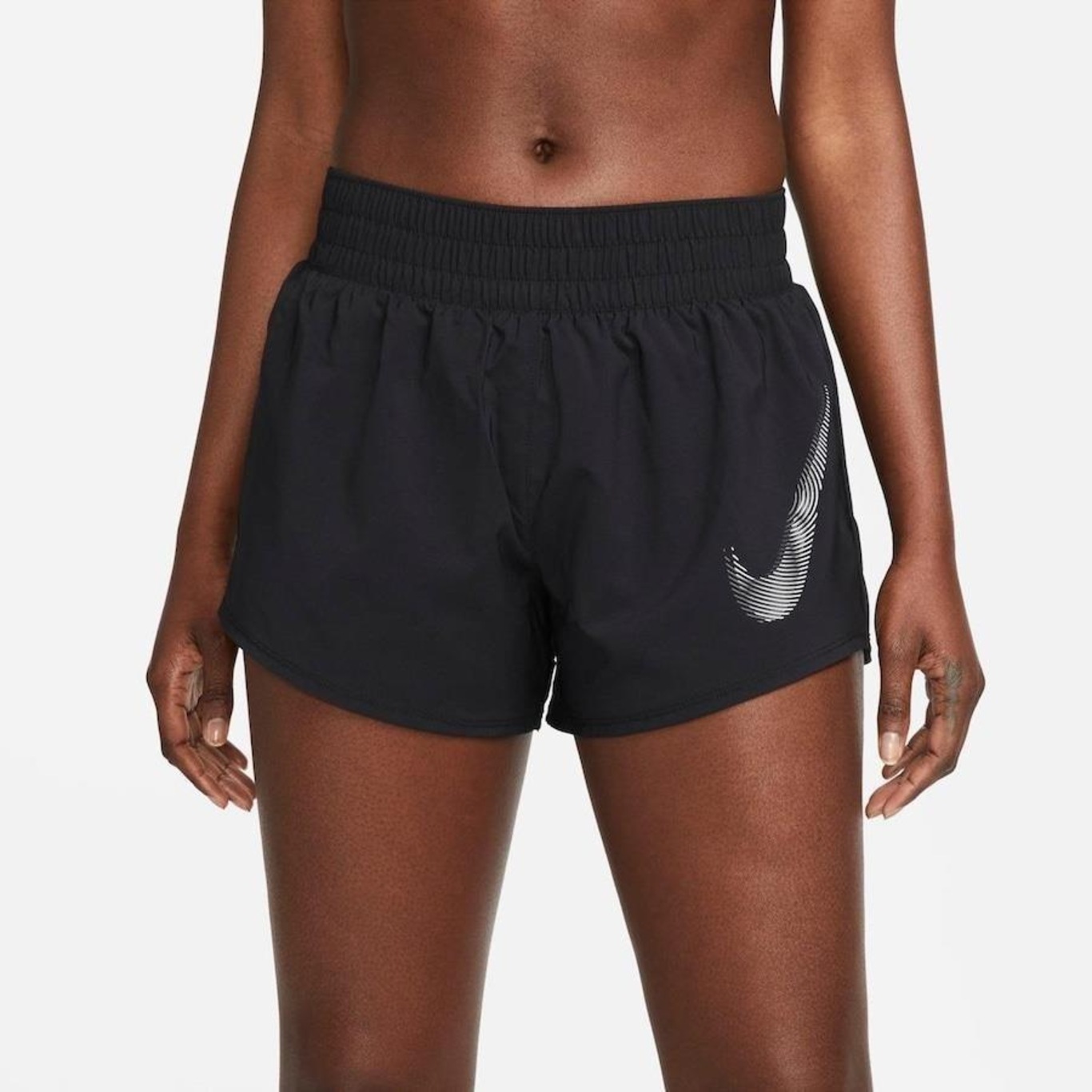 Shorts Nike Dri-Fit One Swoosh - Feminino - Foto 4