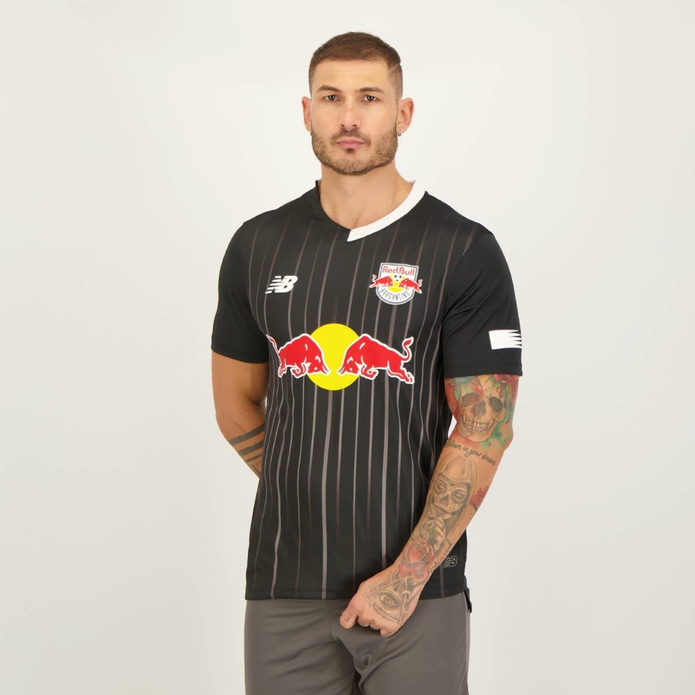 Camisa do Bragantino Red Bull II 2023 New Balance - Masculina - Foto 2