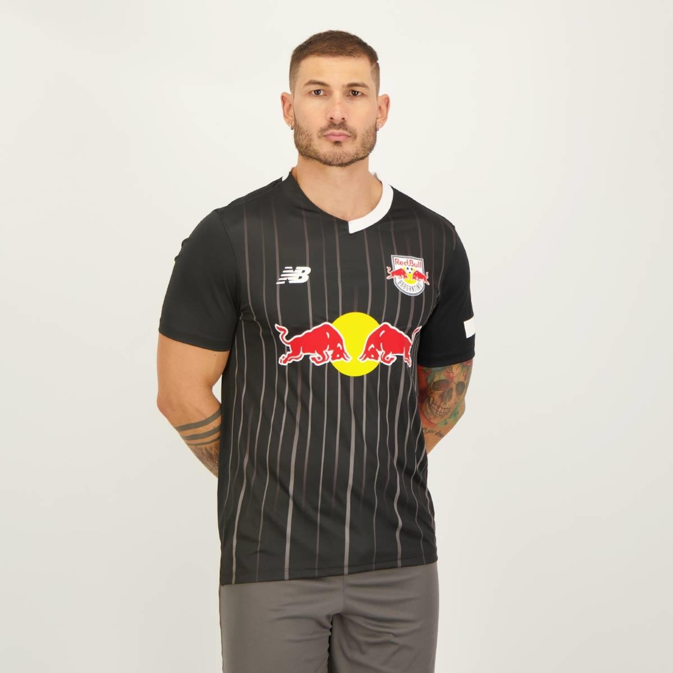 Camisa do Bragantino Red Bull II 2023 New Balance - Masculina - Foto 5