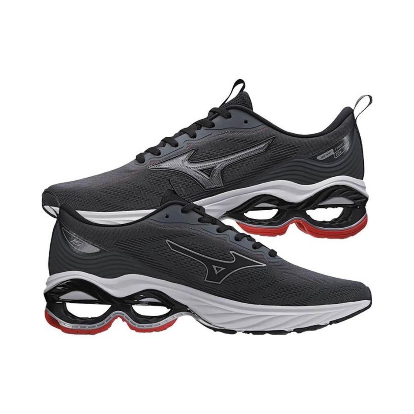 Tênis Mizuno Wave Frontier 15 + Meias - Masculino - Foto 2