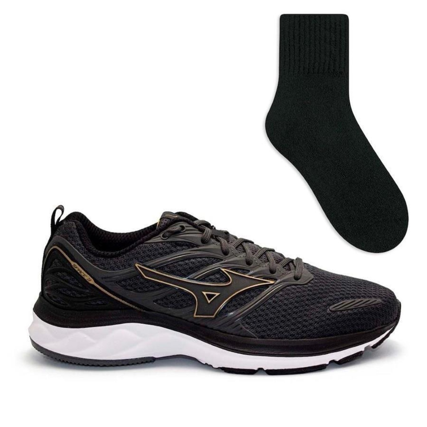 Tênis Mizuno Space 3 + 1 Par de Meias Color Sports - Masculino - Foto 1