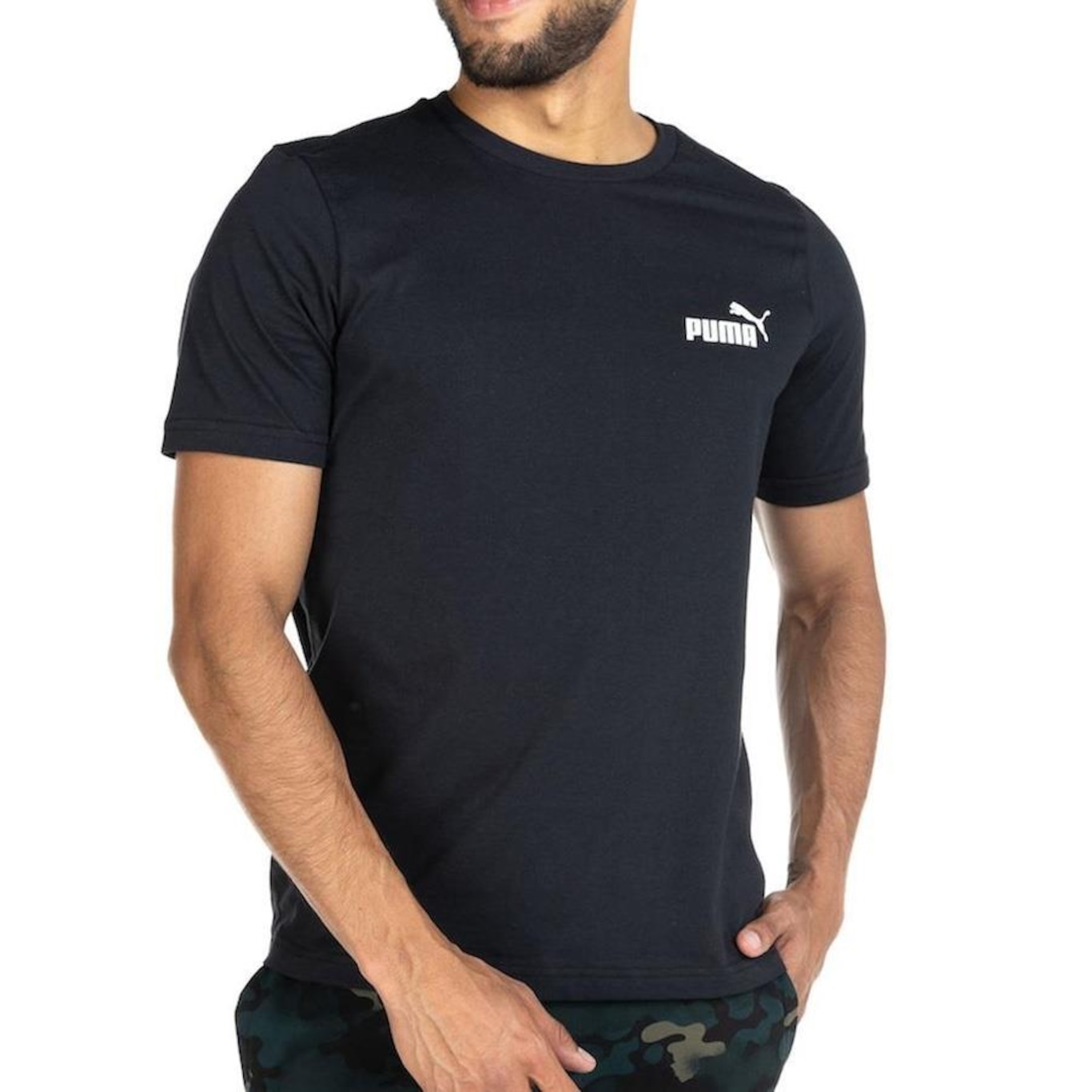 Camiseta Puma Ess Small Logo - Masculina - Foto 1