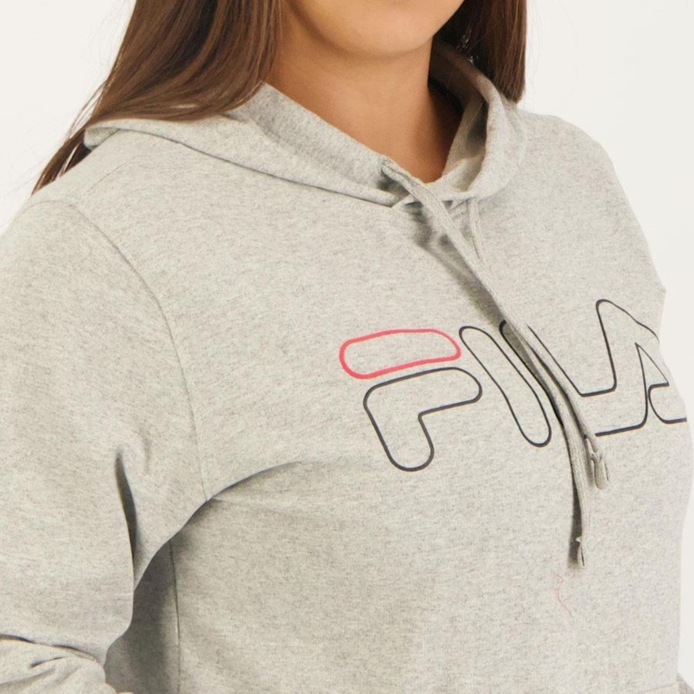 Blusão de Moletom com Capuz Fila Outline Basic - Feminino - Foto 4