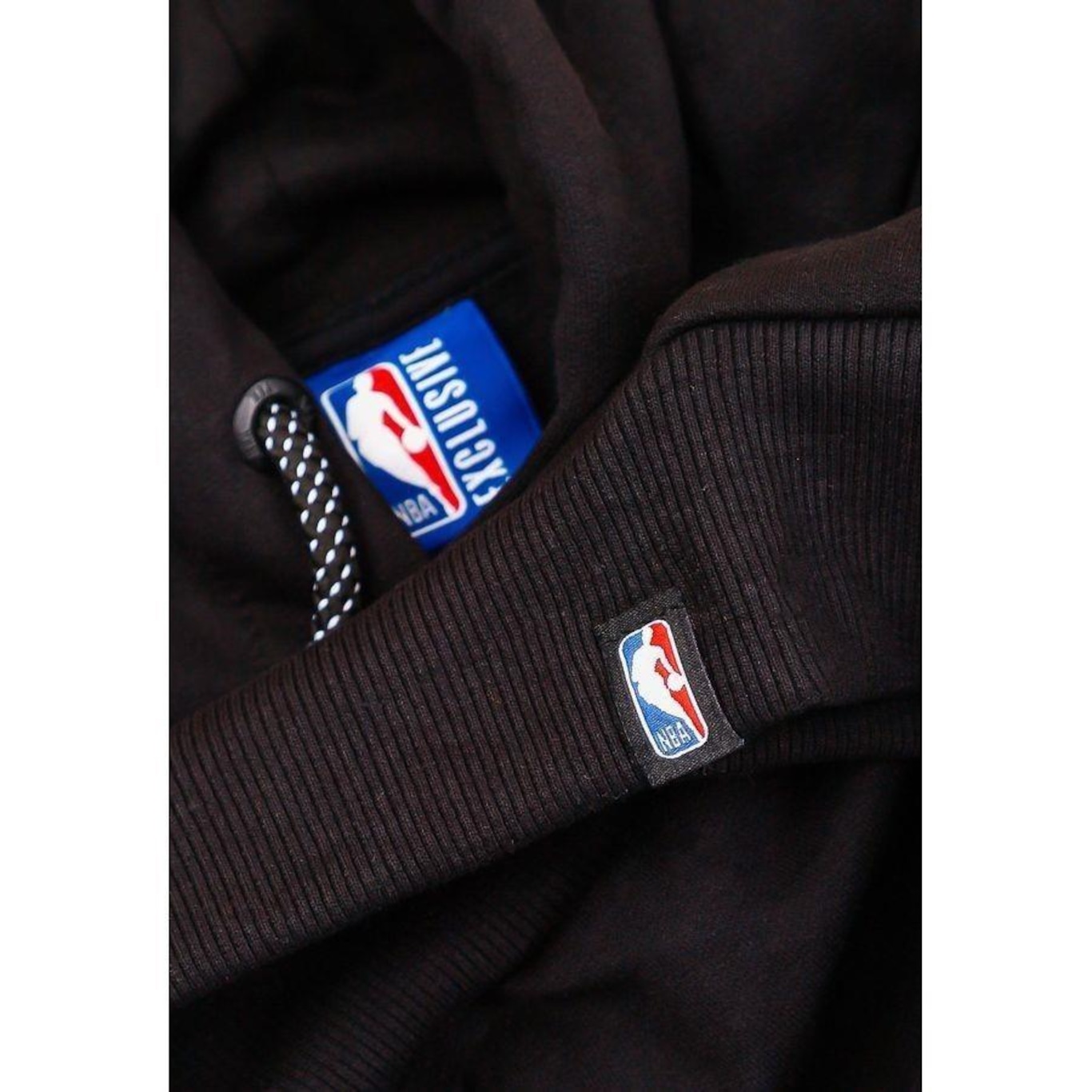 Blusão de Moletom com Capu NBA Patches Chicago Bulls - Masculino - Foto 4