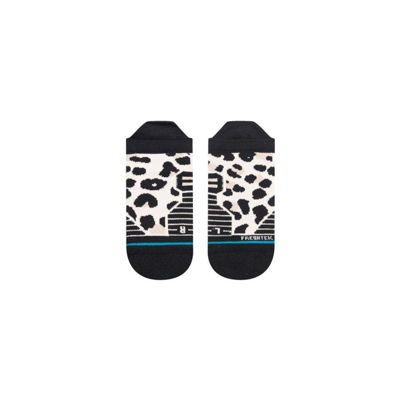 Meia Cano Curto Stance Spot Check Leopardo Estampado - Adulto - Foto 2