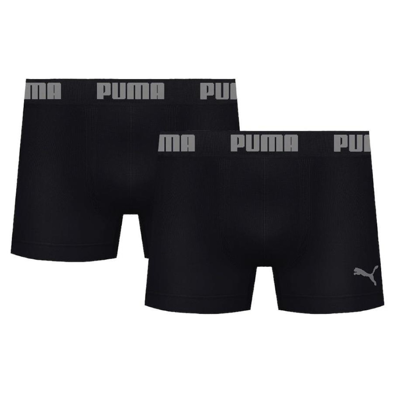 Kit Cuecas Boxer Puma Microfibra sem Costura - 2 unidades - Adulto - Foto 1