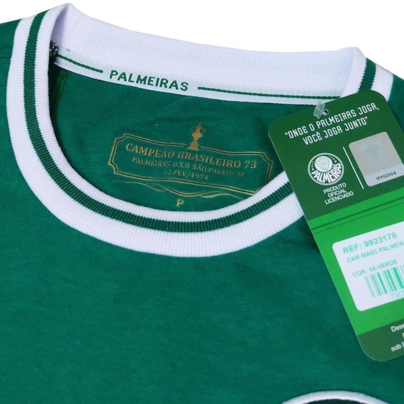 Camisa do Palmeiras Retrô 1973 Segunda Academia Betel - Masculina - Foto 4