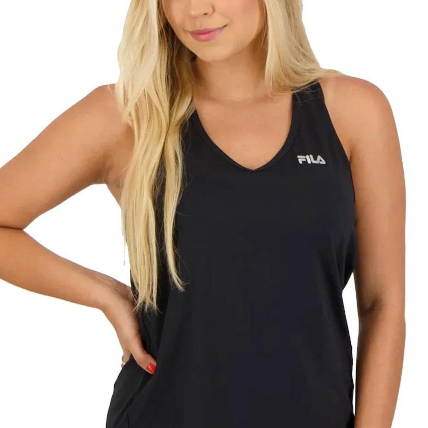 Camiseta Regata Fila Basic Freedom - Feminina - Foto 3