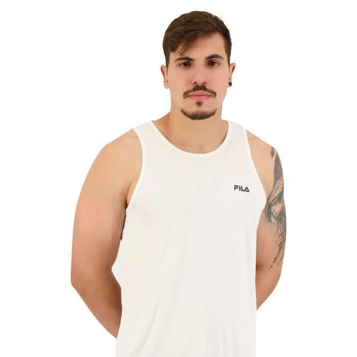 Camiseta Regata Fila Polygin - Masculina - Foto 4