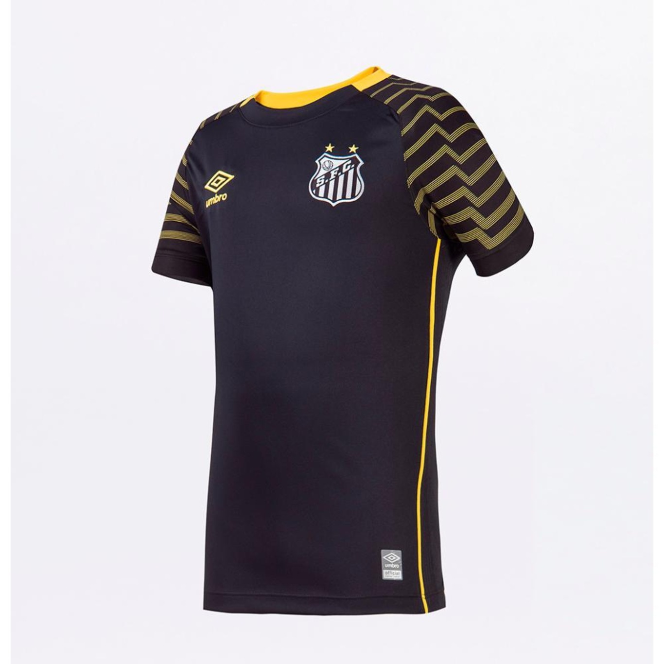 Camisa de Goleiro do Santos 2021 Oficial Umbro - Infantil - Foto 2