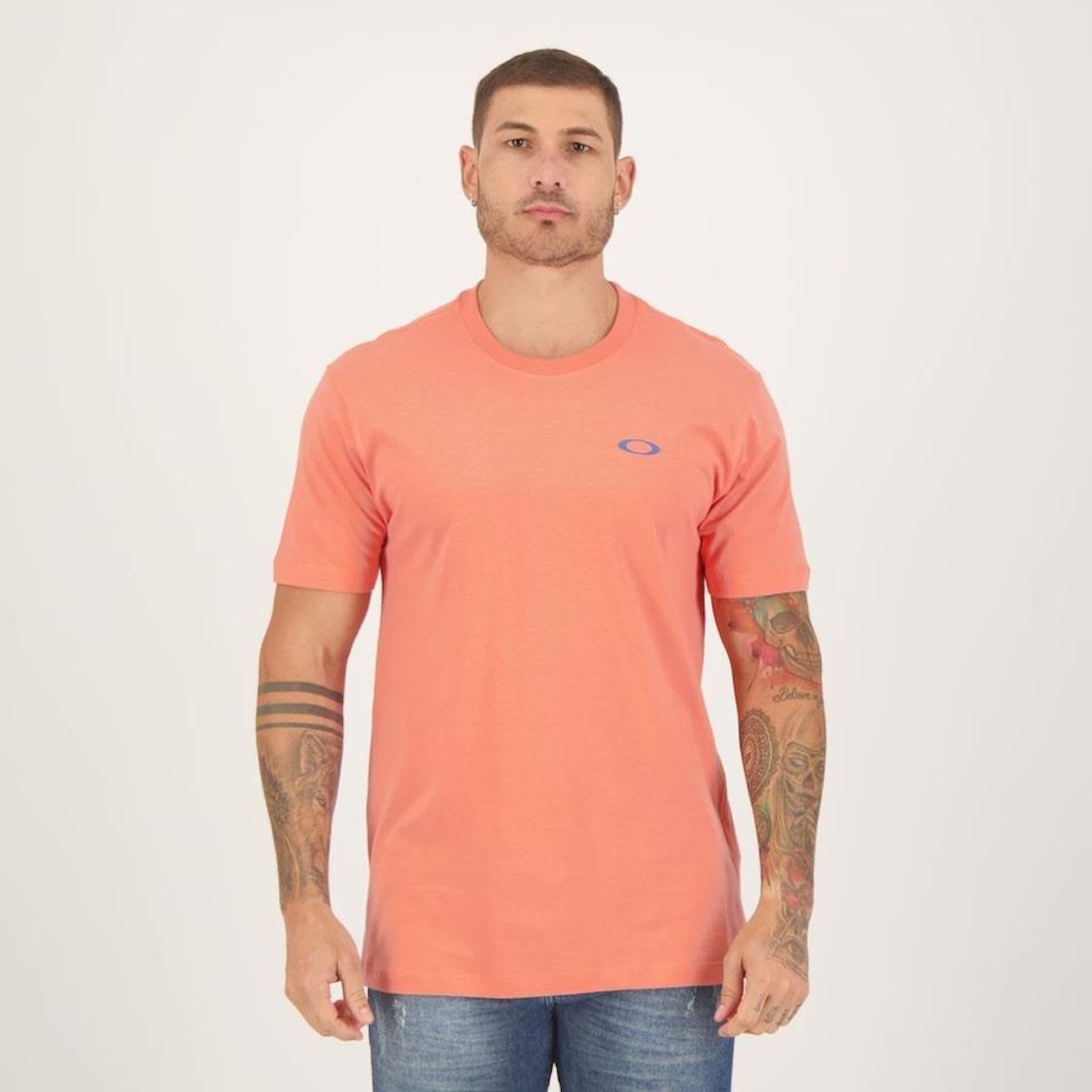 Camiseta oakley masculina O ellipse tee branca em Promoção na Americanas